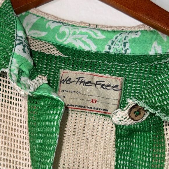Free People We The Free Del Mar Cabana Shirt Size XS - Picture 8 of 8
